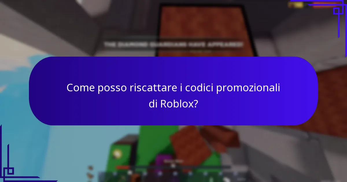 Come posso riscattare i codici promozionali di Roblox?